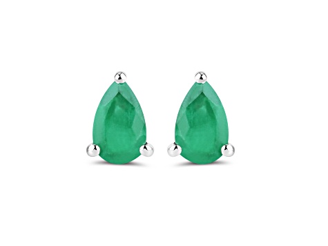 Green chrome diopside rhodium over sterling silver pendant