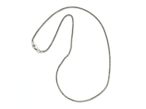 Silver Treasures by Samuel B. Sterling Silver  Popcorn 2mm Chain, 20 inches