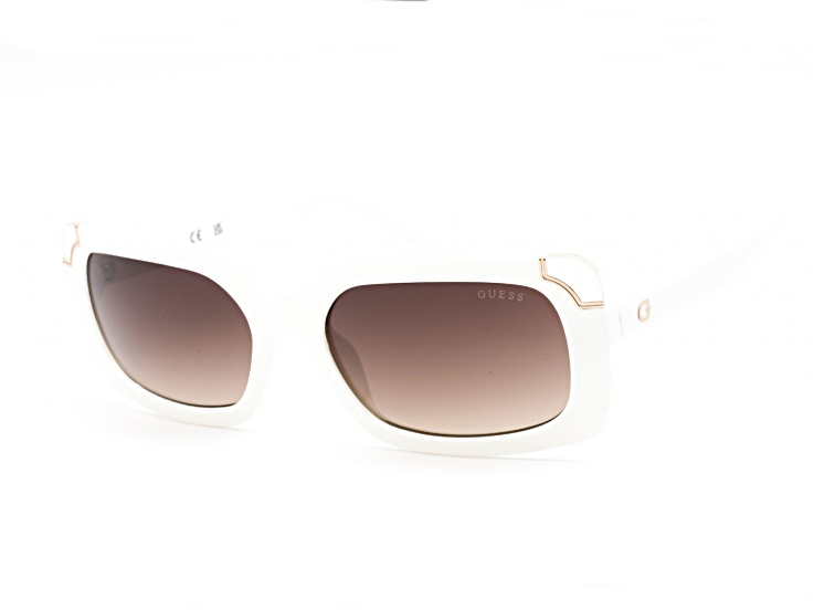 Guess Ivory Color Frame / Gradient Brown Lenses Sunglasses  display picture 3