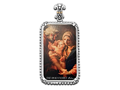 Silver Treasures by Samuel B. 1oz Colorized Holy Family Silver