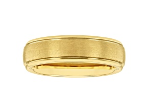 Tungsten Comfort™ 7MM Tungsten Yellow Ion Plated Band