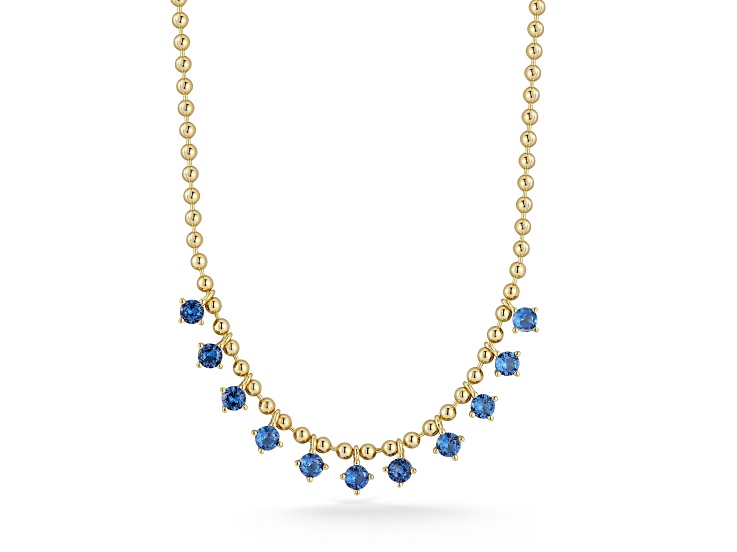 Rachel Zoe 14K Yellow Gold Over Sterling Silver Charm Bead Chain