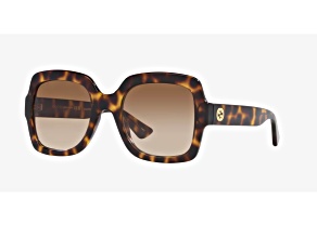 Gucci GG1337S Women's Square Sunglasses - Tortoise/Brown 54mm