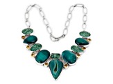 Drusy Agate Sterling Silver Necklace