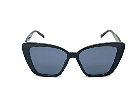 Kendall + Kylie Black Cat Eye Frame/ Gray Lenses Sunglasses  display picture 2