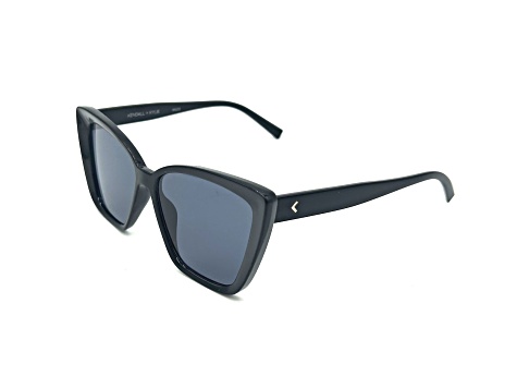 Kendall + Kylie Black Cat Eye Frame/ Gray Lenses Sunglasses  display picture 1