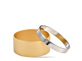 Calvin Klein Satisfaction Gold Tone Stainless Steel Bangle Bracelet