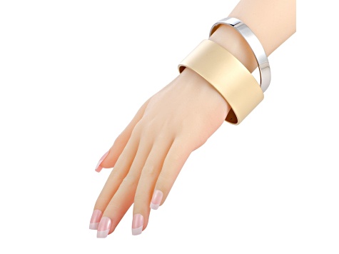 Calvin Klein Satisfaction Gold Tone Stainless Steel Bangle Bracelet