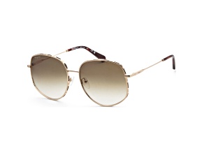 Ferragamo Women's 61mm Gold Tortoise Sunglasses