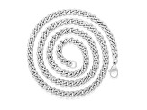 Invicta Jewelry Men's Stainless Steel Curb Chain Necklace (6mm) - 24"