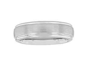 Tungsten 6.5MM Comfort-Fit Grooved Band