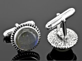 Labradorite Sterling Silver Cuff Links