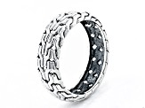 Mens Sterling Silver Band Ring