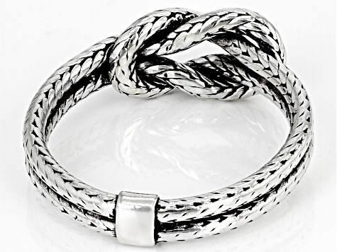 Men's Sterling Silver Twist Ring
