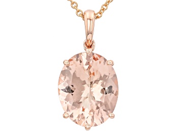 Peach Cor-de-Rosa Morganite 14K Rose 