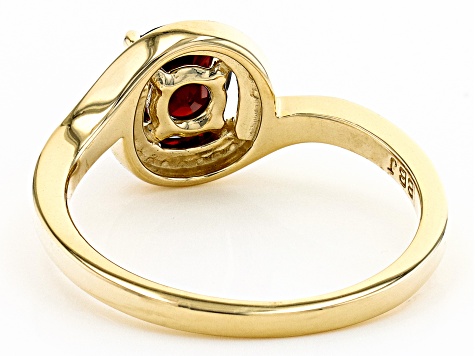 Red Anthill Garnet 14k Yellow Gold Ring 0.83ctw