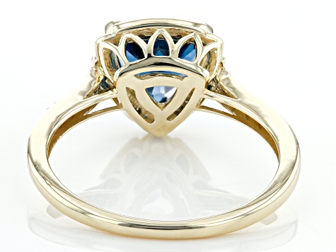 London Blue Topaz 10k Yellow Gold Ring 1.89ctw