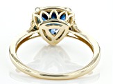 London Blue Topaz 10k Yellow Gold Ring 1.89ctw