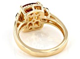 Orange Citrine 18k Yellow Gold Over Sterling Silver Ring 2.41ctw