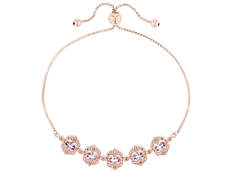 【STONEHENgE】Silver Material Rose Gold Bracelet SC1534 Infinity Rose Gold Bracelet – dageena Silver Fashion Jewellery