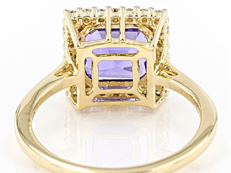 Blue Tanzanite 14K Yellow Gold Ring 2.62ctw