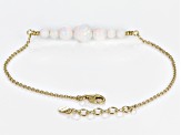 Multi Color Lab Created Opal 18k Yellow Gold Over Sterling Silver Bracelet