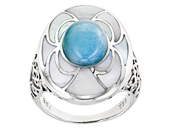 Picture of Blue Larimar Sterling Silver Ring