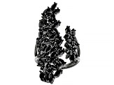 Marquise Black Spinel Black Rhodium Over Sterling Silver Ring 3.72ctw