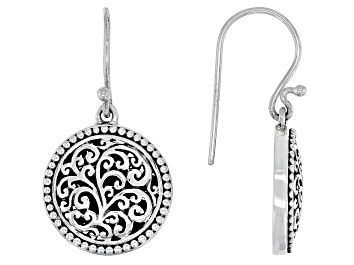Picture of Sterling Silver Beaded Filigree Earring