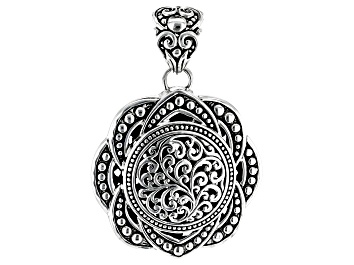 Picture of Sterling Silver Filigree Beaded Pendant