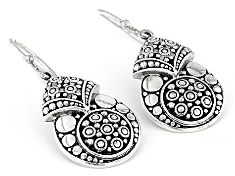 Sterling Silver Beaded Dangle Earring