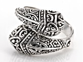 Sterling Silver Filigree Bypass Ring