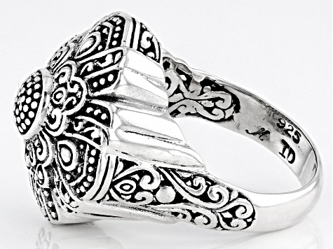 Sterling Silver Filigree Statement Ring