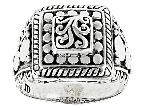 Sterling Silver Jawan Beaded & Filigree Ring