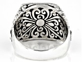 Sterling Silver Jawan Beaded & Filigree Ring