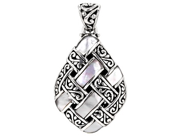 Picture of Mother-Of- Pearl Sterling Silver Inlay Pendant