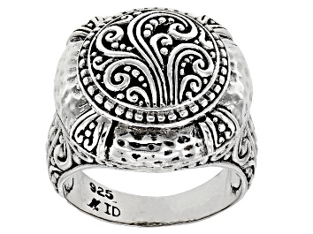 Picture of Sterling Silver Filigree & Hammered  Ring