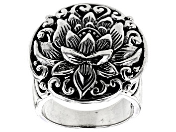 Picture of Sterling Silver Lotus Flower Ring