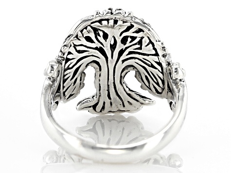 Solvar Jewelry Connemara Marble Tree of Life Ring Rings at Irish on Grand
