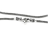 2.5mm Sterling Silver Tulang Naga 18" Chain Necklace