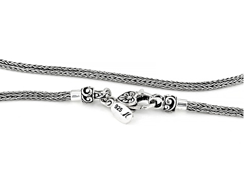 Sterling Silver Tulang Naga 20" Chain Necklace 2.5mm