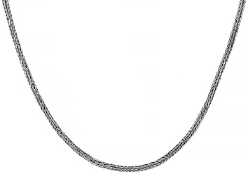Picture of 2.5mm Sterling Silver Tulang Naga 22" Chain Necklace.