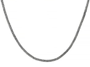 2.5mm Sterling Silver Tulang Naga 22" Chain Necklace.