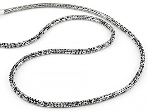 Sterling Silver Tulang Naga 22" Chain Necklace 2.5mm