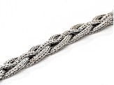 Sterling Silver Braided Chain Bracelet