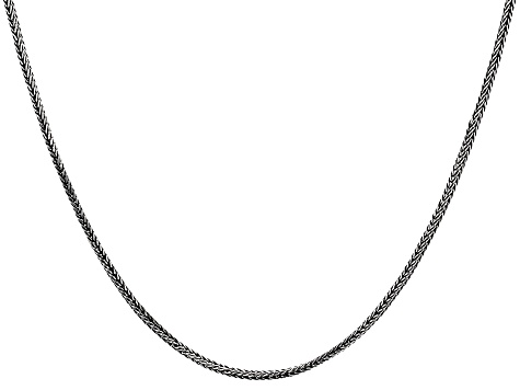 Sterling Silver 2mm Foxtail 20" Chain Necklace