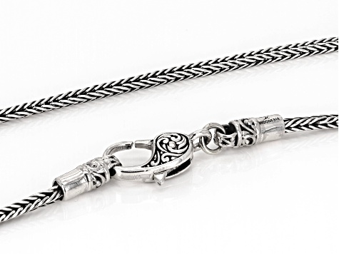 Sterling Silver 2mm Foxtail Chain Necklace - BAL212 | JTV.com