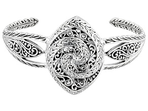 Sterling Silver Swirl Cuff Bracelet