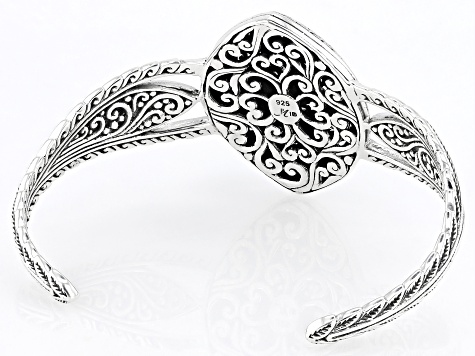 Sterling Silver Swirl Cuff Bracelet