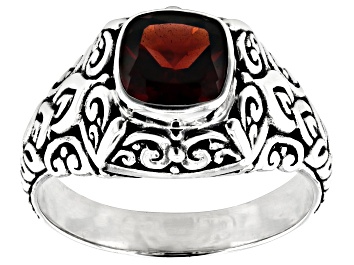 Picture of Garnet Sterling Silver Ring 1.53ct